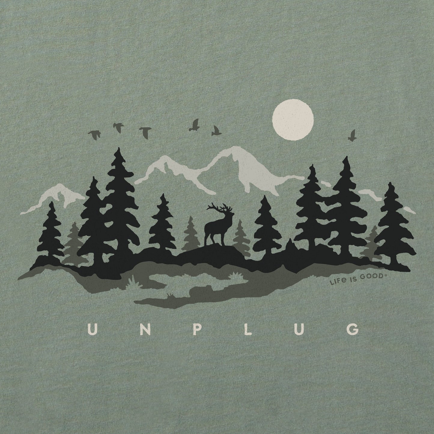 Men's Unplug in the Outdoors Short Sleeve Tee