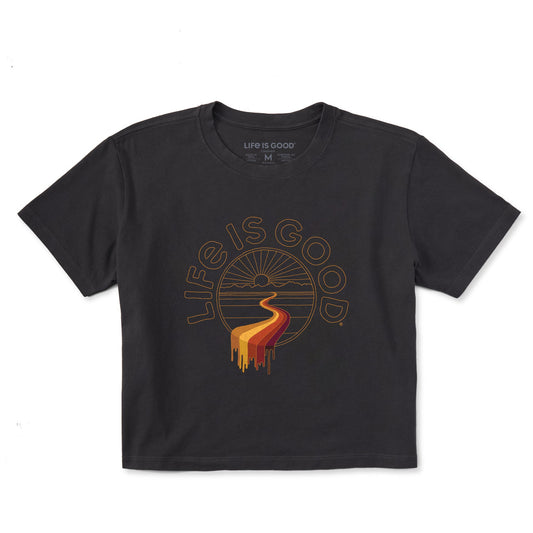Women's Feel the Flow Short Sleeve Crusher Boxy Tee